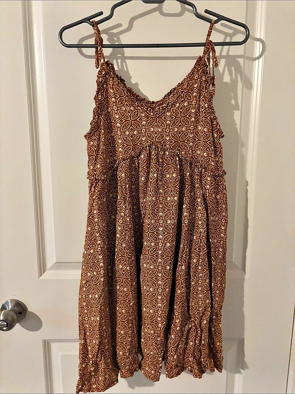 Patron of Peace Printed Mini Dress Size XS Like New
